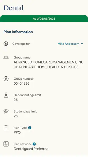 Guardian® Dental & Vision screenshot