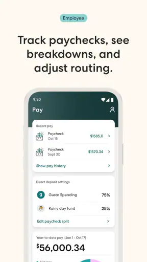 Gusto Mobile screenshot