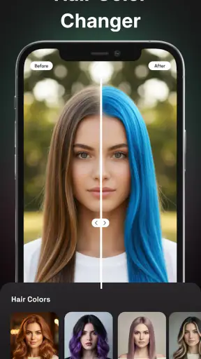 Hair Color Try On – AI Changer screenshot