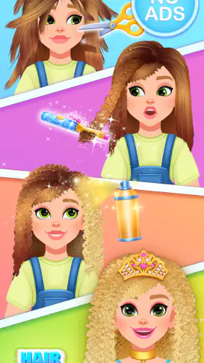 Hair Salon Games For Kids screenshot