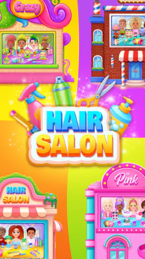 Hair Salon Games For Kids screenshot