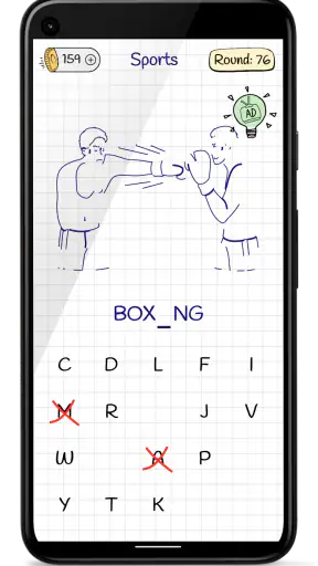 Hangman Kids - Word game screenshot