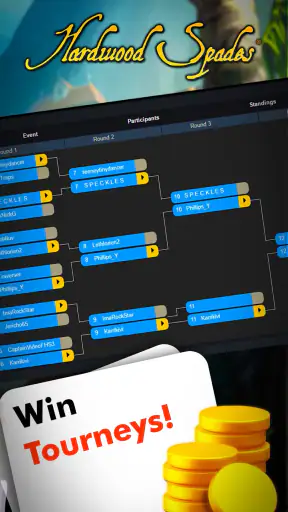 Hardwood Spades - Card Game screenshot