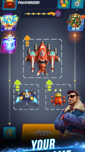 HAWK: Airplane Space games screenshot