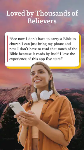 Holy Bible Launcher: KJV+Audio screenshot