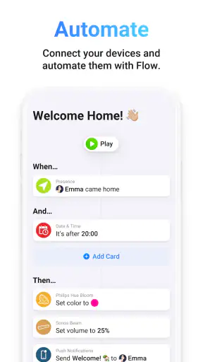 Homey — A better smart home screenshot
