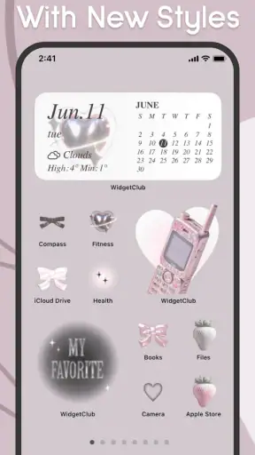 WidgetClub:Widget, Theme, Icon screenshot
