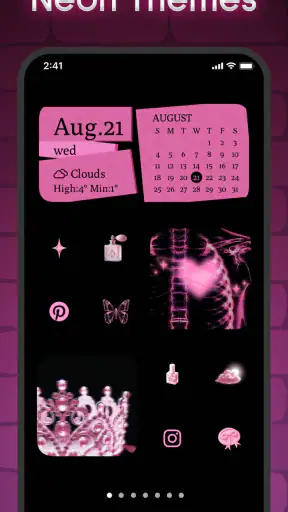 WidgetClub:Widget, Theme, Icon screenshot