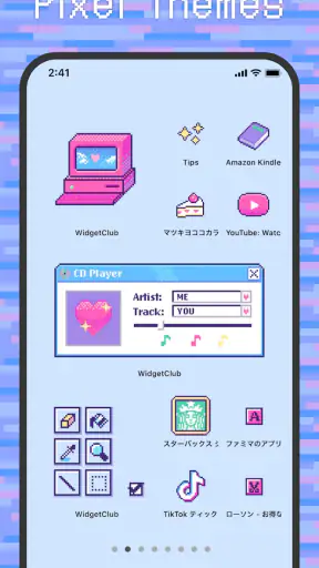 WidgetClub:Widget, Theme, Icon screenshot