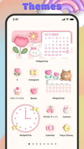 WidgetClub:Widget, Theme, Icon screenshot