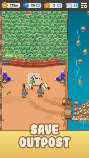 Idle Outpost: Upgrade Games screenshot
