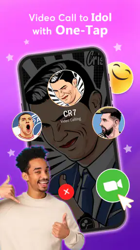 Idol Prank Video Call & Chat screenshot