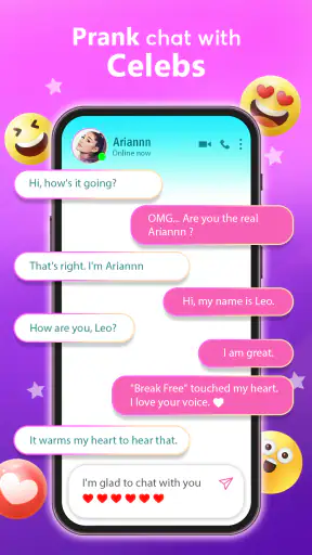 Idol Prank Video Call & Chat screenshot
