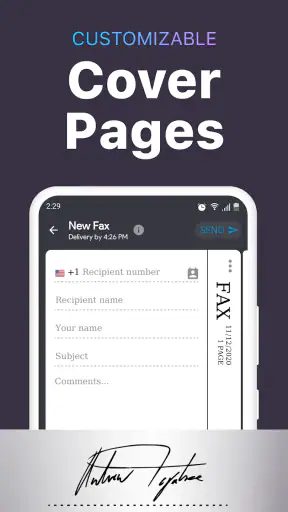 iFax - Send & receive fax app screenshot