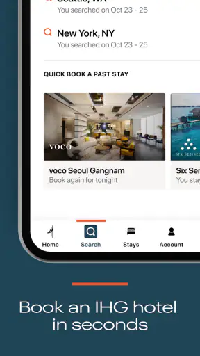 IHG One Rewards: Book Hotels screenshot