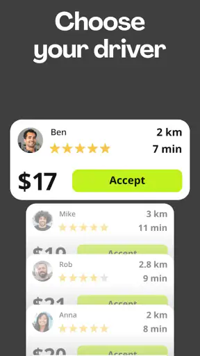 inDrive. Rides with fair fares screenshot