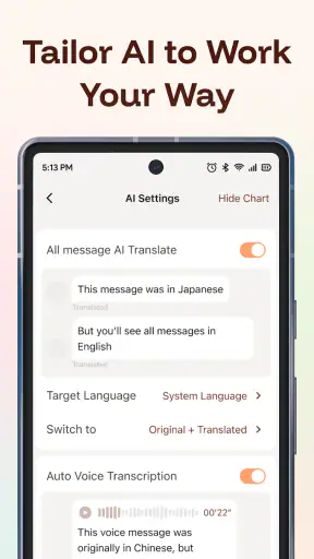 Intent – The Chat translator screenshot