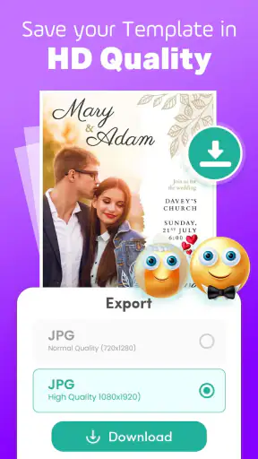 Invitation Card Maker & Invite screenshot