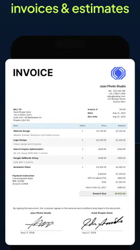 Invoice Maker & Estimate App screenshot