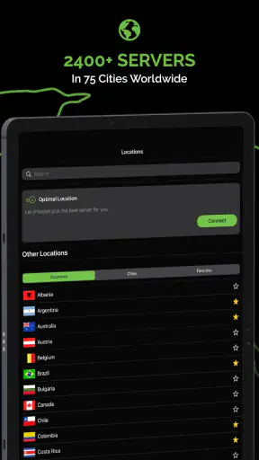 IPVanish: VPN Location Changer screenshot