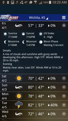 KAKE First Alert Weather screenshot
