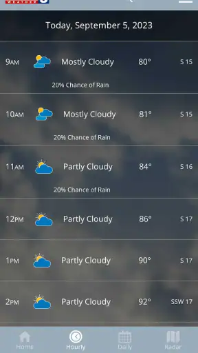 KCTV5 First Warn 5 Weather screenshot