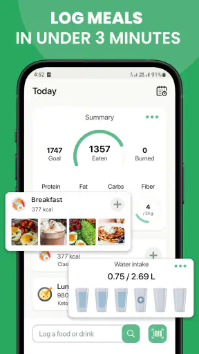 Keto Diet Tracker-Carb Counter screenshot