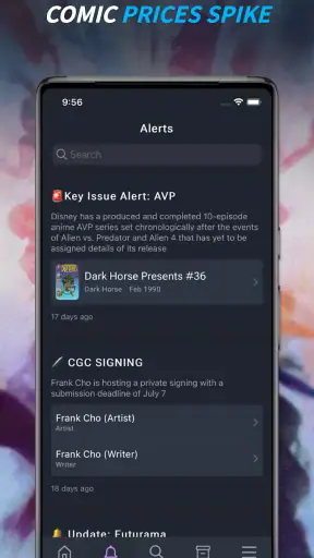 Key Collector Comics screenshot
