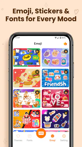Keyboard Themes - Fonts, Emoji screenshot