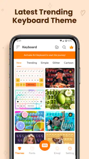 Keyboard Themes - Fonts, Emoji screenshot