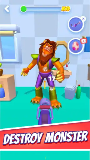 Kick Monster・Smash Giants Game screenshot