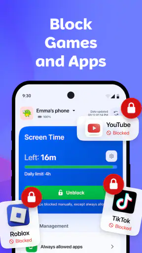 Kidden Parental Control App screenshot