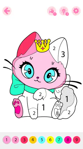 Kids Coloring Book by Numbers screenshot
