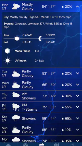 KOAM Sky Watch Weather screenshot