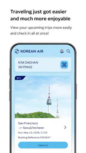 Korean Air My screenshot