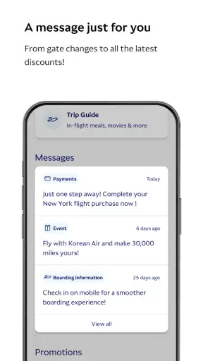 Korean Air My screenshot