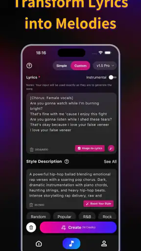 KP AI Music & Song Maker screenshot