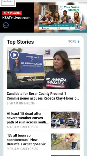 KSAT 12 News screenshot