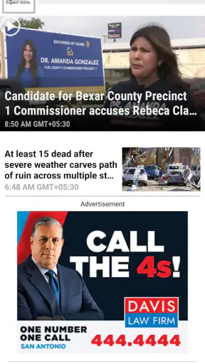 KSAT 12 News screenshot