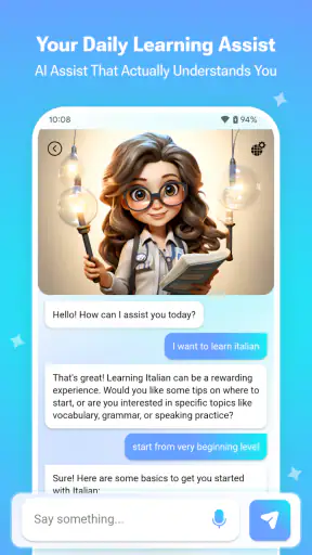 Langify - AI Language Tutor screenshot