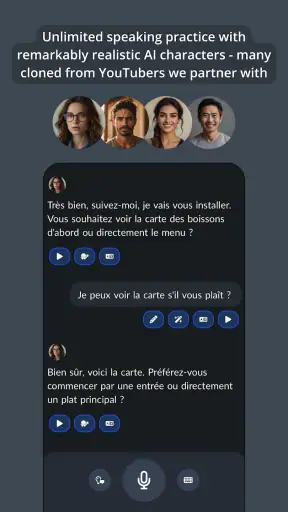 Langua: AI language learning screenshot