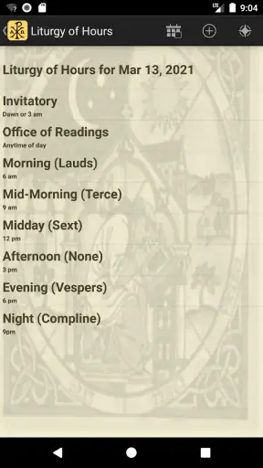 Laudate screenshot