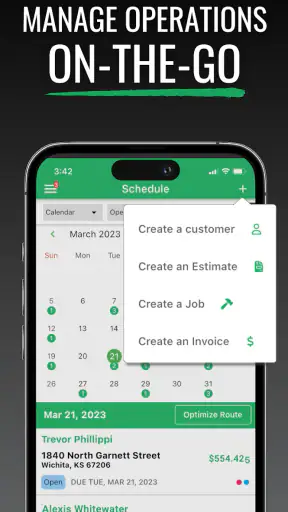 Lawn Buddy Management Software screenshot