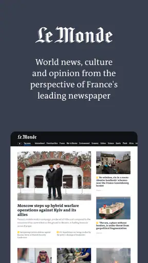 Le Monde, Live News screenshot