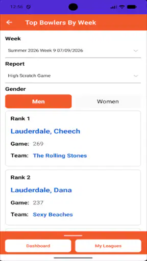 League Secretary screenshot
