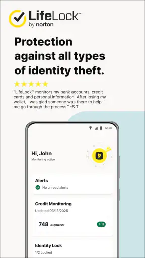 LifeLock Identity by Norton screenshot