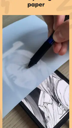 Lightbox draw - tracing paper screenshot