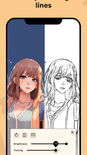 Lightbox draw - tracing paper screenshot