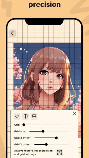 Lightbox draw - tracing paper screenshot