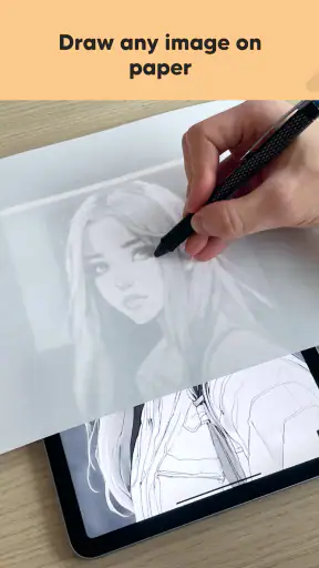 Lightbox draw - tracing paper screenshot